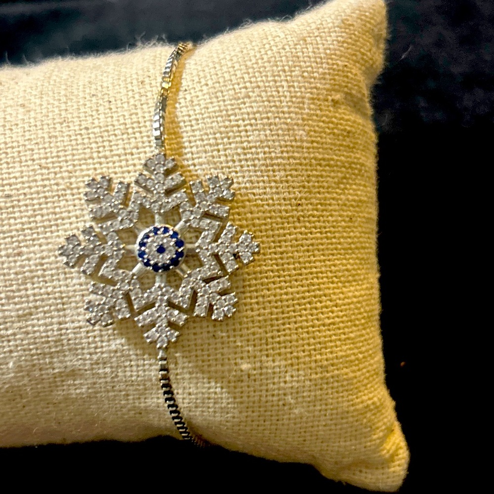 Stainless Steel Snowflake Jewelry, Bracelet Winter